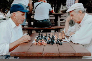 Older adults enjoying an active retirement
