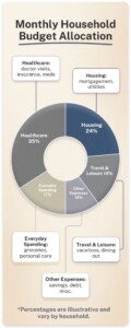 Monthly Household Budget Allocation